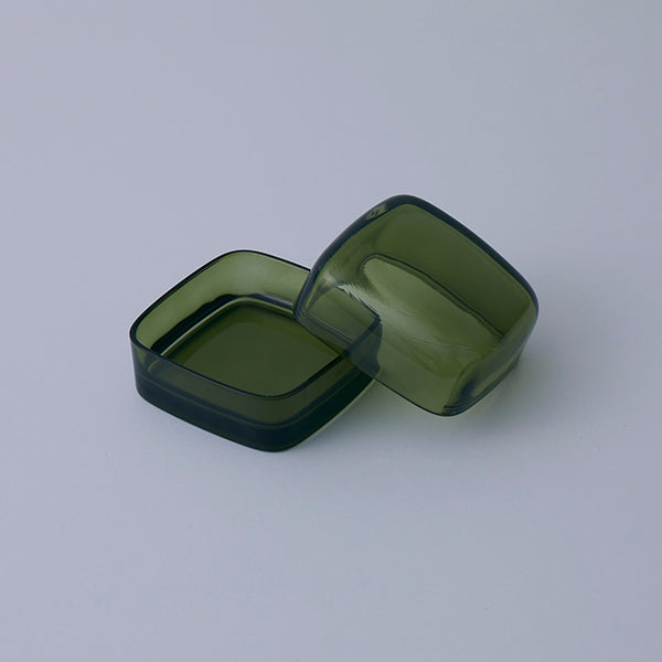 Fragrance candle container moe [Glass Green]