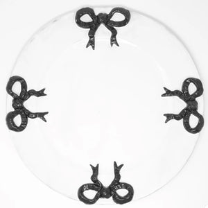 Noeud-Noeud Black Ribbon Plate