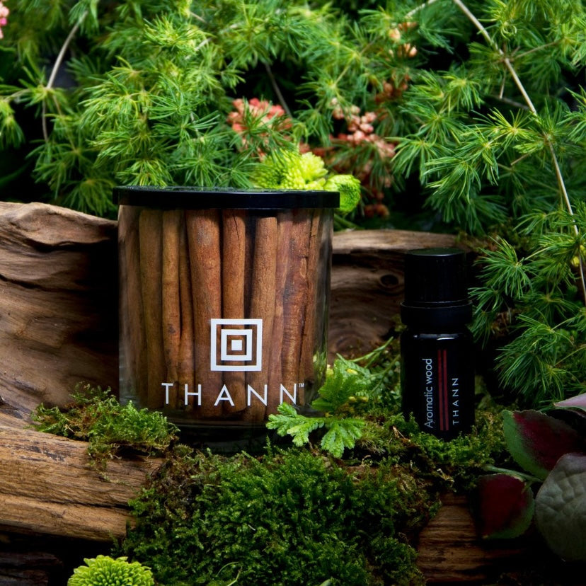 Aromatic Wood Essential Oil 10ml With Cinnamon Potpourri