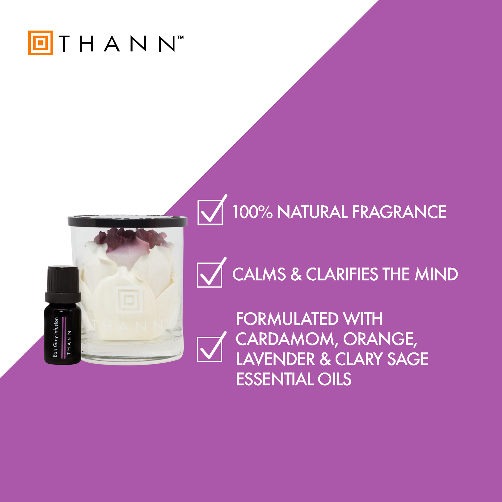 Earl Grey Essential Oil 10ml with Flower Potpourri