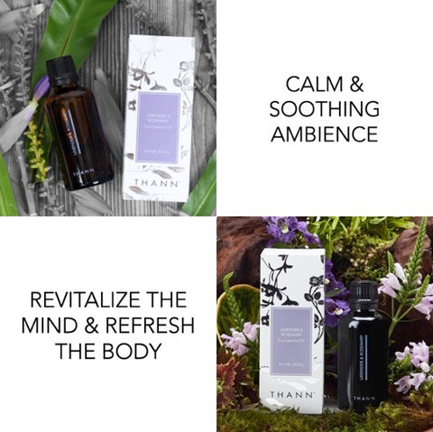 Lavender & Rosemary Essential Oil 10ml with Potpourri