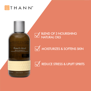Aromatic Wood Bath & Massage Oil 295ml
