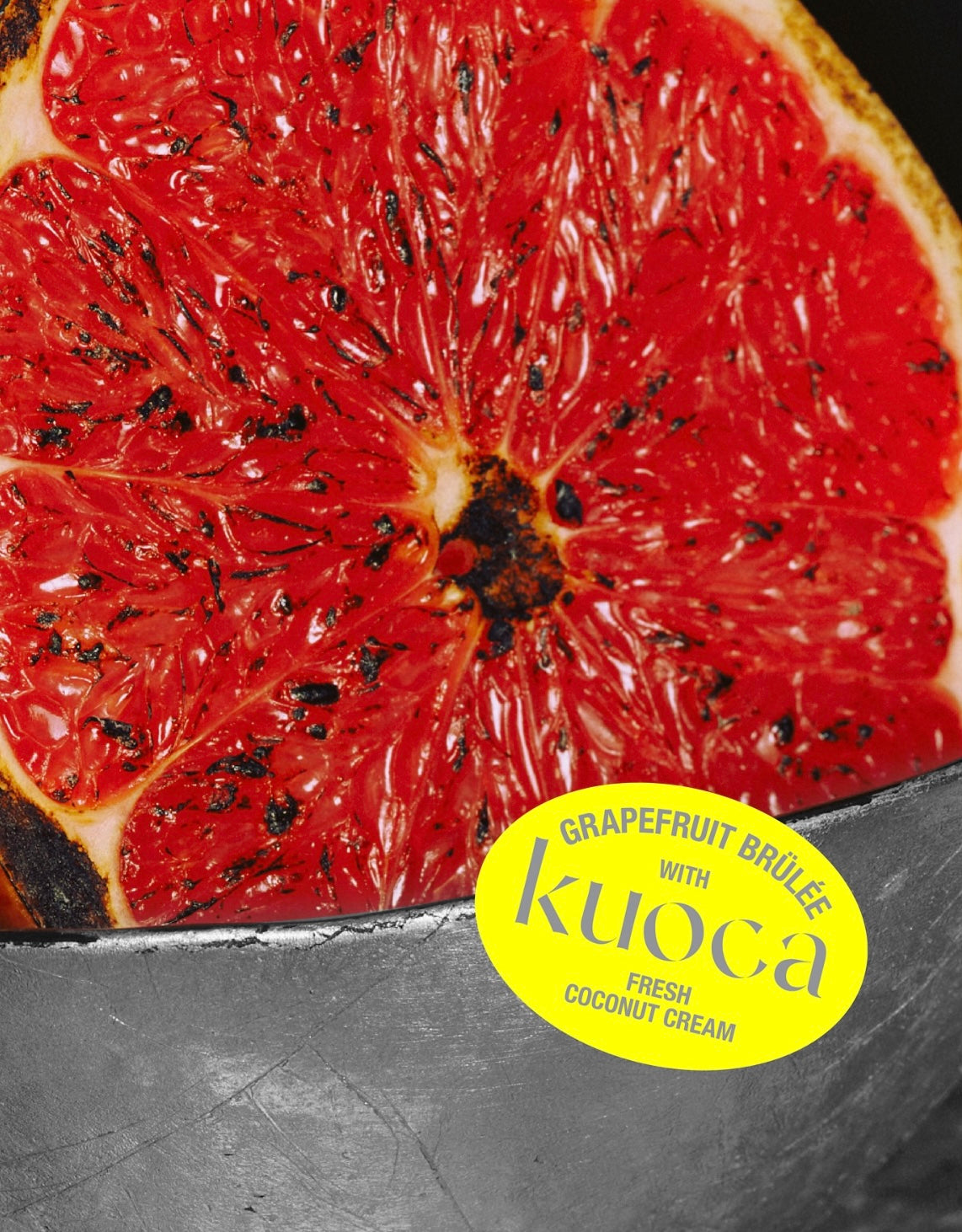 Grapefruit Brulee with Fresh Coconut Cream EDP