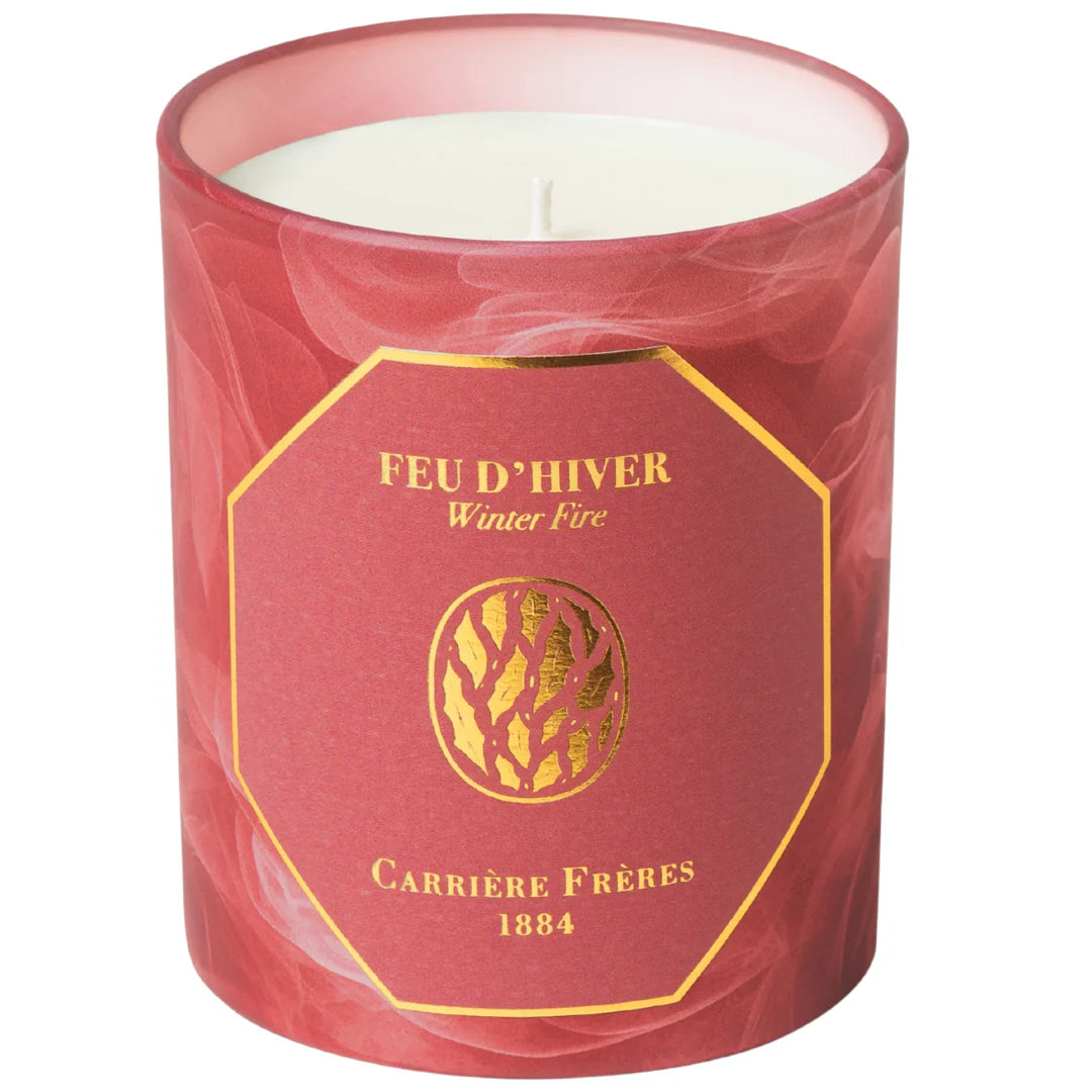 Winter Fire Candle