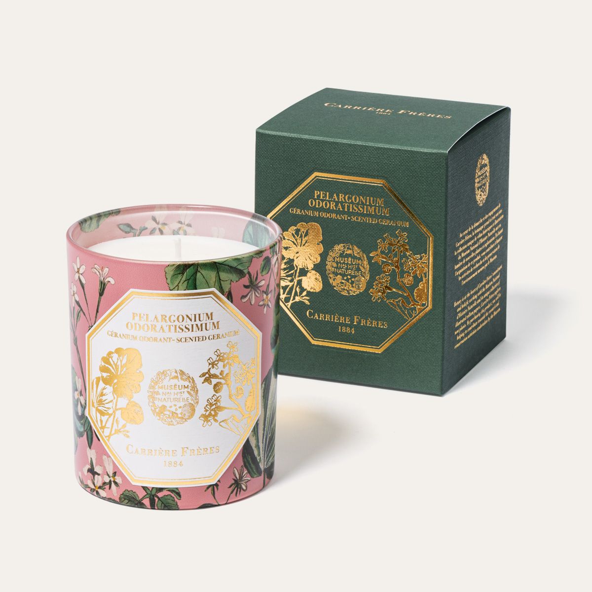 Natural History Museum Geranium Candle
