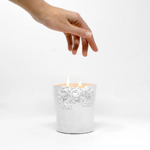 La Vie en Rose Ceramic candle