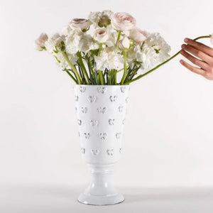Noeud-Noeud footed vase M