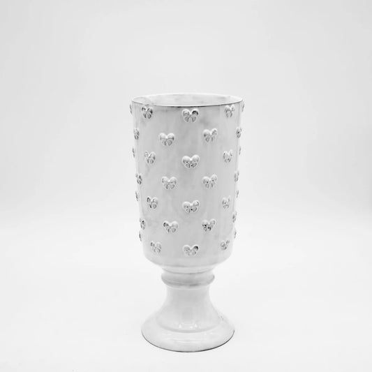 Noeud-Noeud footed vase M