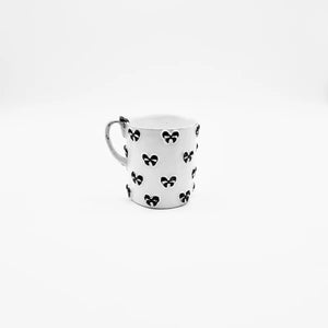 Noeud-Noeud black ribbon Mug with handle L