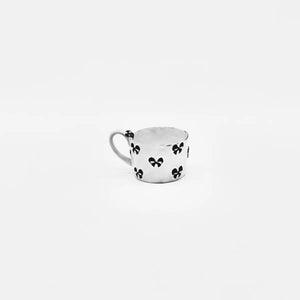 Noeud-Noeud black ribbon Mug with handle S