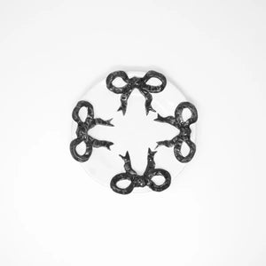 Noeud-Noeud Black Ribbon Plate